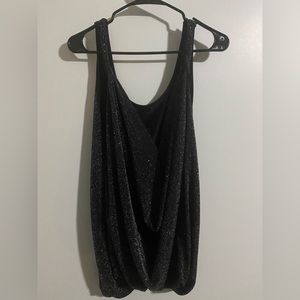 Shein Black Glitter Tank sz 3xl Never worn